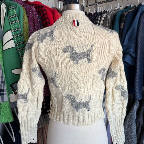 Thom Browne Hector Cable-Knit Cardigan Authentic - Picture 11 of 14